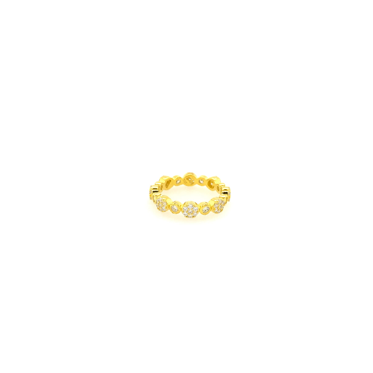 CIRCLE PAVE RING