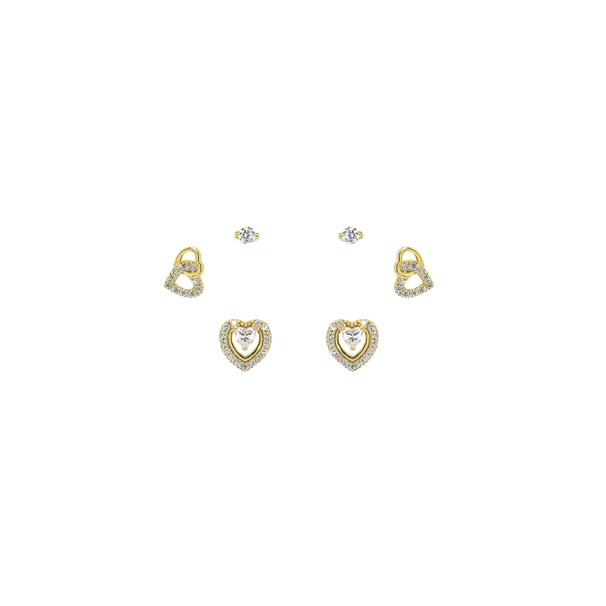 LOVE HEART PIERCING SET